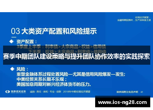 赛季中期团队建设策略与提升团队协作效率的实践探索 赛季中期团队建设策略与提升团队协作效率的实践探索